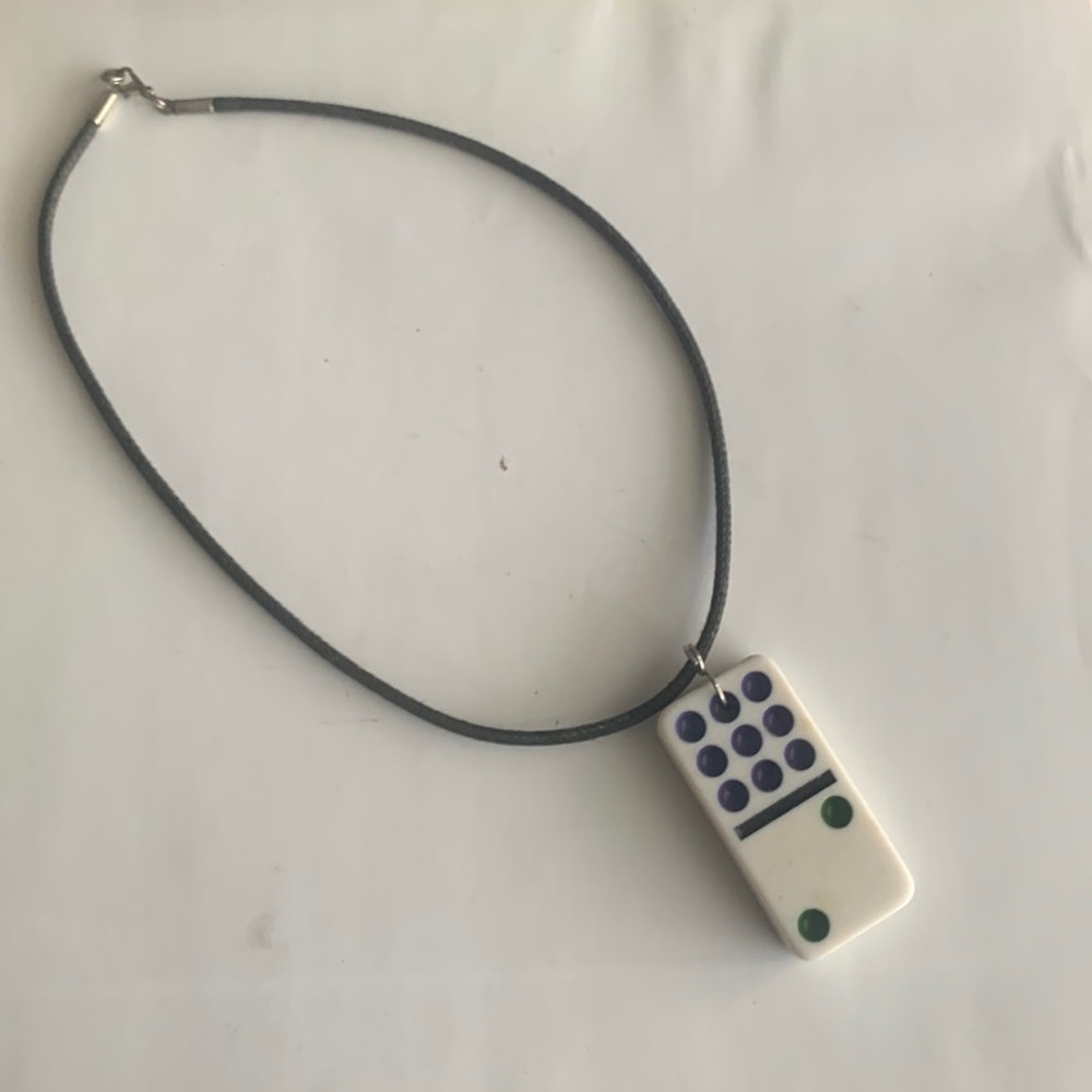 3/$5 Double Sided Domino Necklace